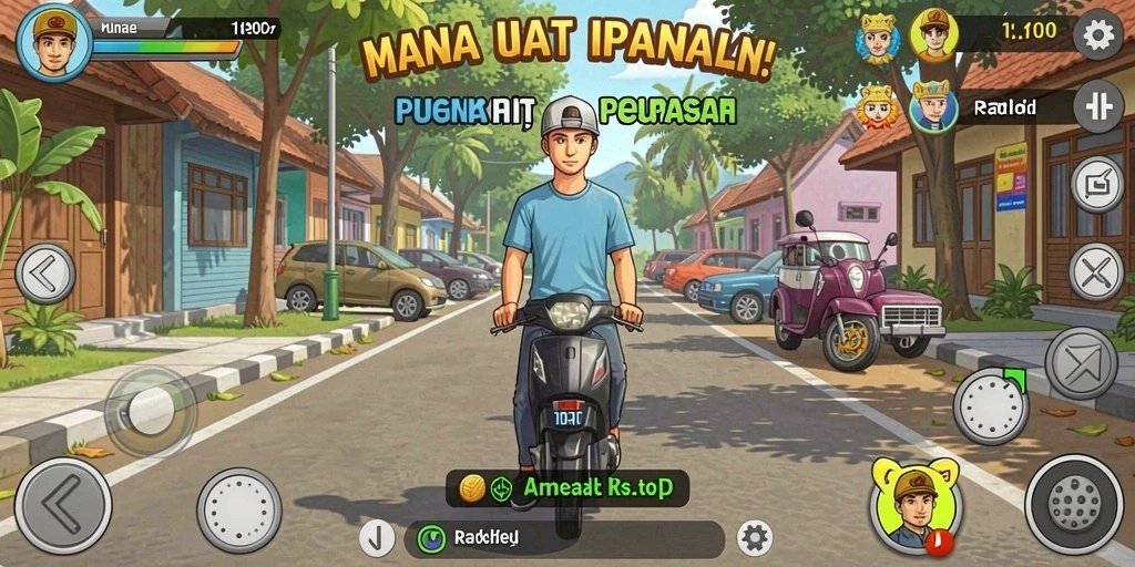 Tampilan antarmuka pengguna yang modern dan menarik.
