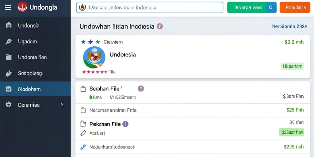 Screenshot menampilkan menu utama yang ramah pengguna.