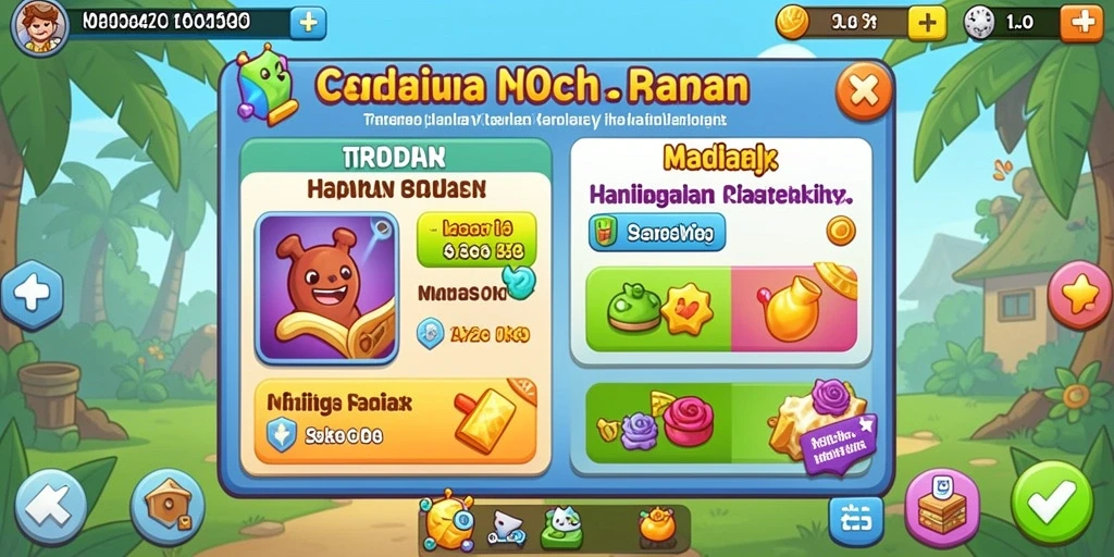 Screenshot menunjukkan karakter utama dalam aksi bertarung.
